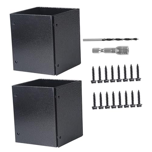 FIXOSHEE 2 Sätze Verstellbare Pfostenschutz Sets aus Edelstahl Robuster Quadratischer Zaunpfosten und Geländerpfostensockel Widerstandsfähiger Briefkasten und Deckpfostenschutz Teiliges FIXOSHEE 2 Sätze Verstellbare Pfostenschutz Sets aus Edelstahl Robuster Quadratischer Zaunpfosten und Geländerpfostensockel Widerstandsfähiger Briefkasten und Deckpfostenschutz Teiliges von FIXOSHEE