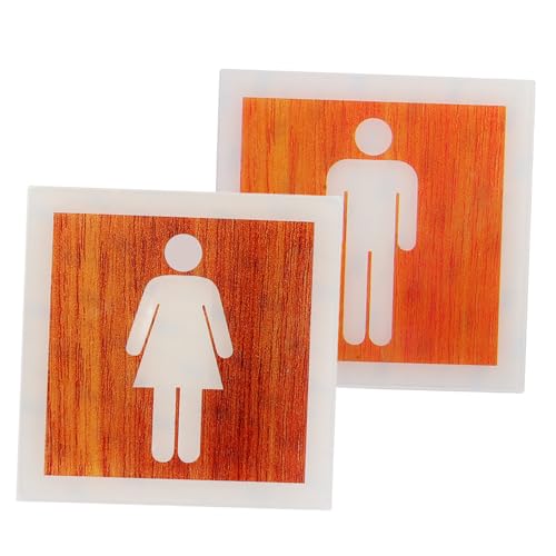 FIXOSHEE 2 Stück Acryl Badezimmer Türschild Toiletten Identifikation für Damen Vielseitig Einsetzbar für Hotel Büro Restaurant und Gemeinschafts Wc Bereiche Modernes Design Langlebiges FIXOSHEE 2 Stück Acryl Badezimmer Türschild Toiletten Identifikation für Damen Vielseitig Einsetzbar für Hotel Büro Restaurant und Gemeinschafts Wc Bereiche Modernes Design Langlebiges von FIXOSHEE