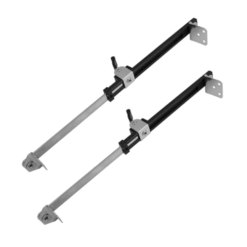 FIXOSHEE 2 Stück Aluminium Fensterstütze mit Einstellbarer Robuste Teleskopische Fensterverriegelung für Wohn und Gewerbegebäude Sicherer Fensterstopper mit Integrierter Begrenzung von FIXOSHEE