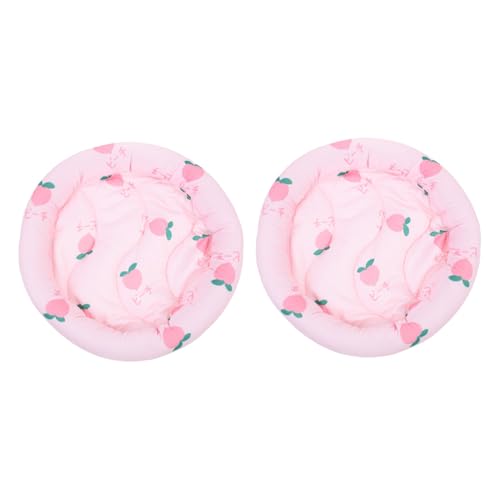 FIXOSHEE 2 Stück Atmungsaktive Kühlmatten für Kleintiere rutschfeste Sommer schlafunterlagen aus Langlebigem Geruchlosem Material Geeignet für Hamster Kaninchen Meerschweinchen von FIXOSHEE