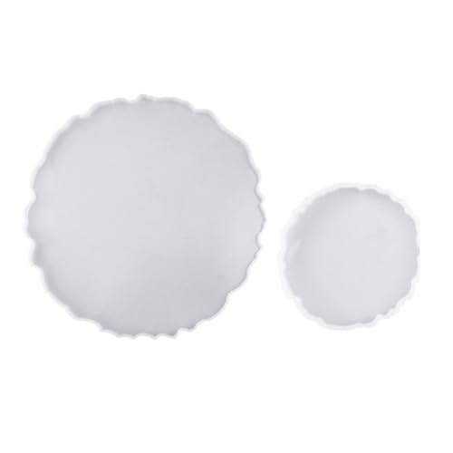 FIXOSHEE 2 Stück DIY Silikonform Runde Epoxidharz Gießform Flexible Langlebige Silikonform für Serviertablett Obsttablett Handgefertigte Aufbewahrung Leicht zu Reinigen für Kreative FIXOSHEE 2 Stück DIY Silikonform Runde Epoxidharz Gießform Flexible Langlebige Silikonform für Serviertablett Obsttablett Handgefertigte Aufbewahrung Leicht zu Reinigen für Kreative von FIXOSHEE