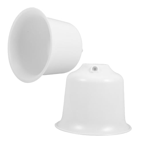 FIXOSHEE 2 Stück Deckenventilator Abdeckkappe Kunststoff Kegelförmige Staubschutzhaube Weiß für Ersatz und DIY Wartung Zuhause FIXOSHEE 2 Stück Deckenventilator Abdeckkappe Kunststoff Kegelförmige Staubschutzhaube Weiß für Ersatz und DIY Wartung Zuhause von FIXOSHEE
