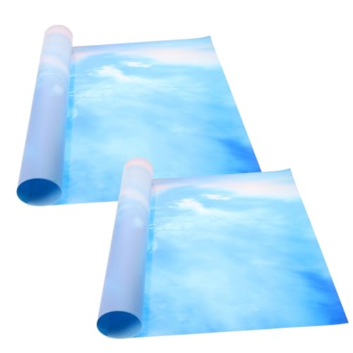 FIXOSHEE 2 Stück Dekorative Deckenlampenschirme PVC Lichtdiffusor Abdeckungen für Büro Klassenzimmer Zuhause Langlebig Leicht zu Reinigen Lichtblockierend Stilvolle Muster Beruhigende von FIXOSHEE