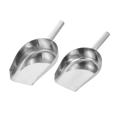 FIXOSHEE 2 Stück Edelstahl Schaufel Teiliges Mehrzweck Küchenlöffel für Eiswürfel Mehl Getreide Nüsse Kompakt Leicht Hygienisch Praktisch FIXOSHEE 2 Stück Edelstahl Schaufel Teiliges Mehrzweck Küchenlöffel für Eiswürfel Mehl Getreide Nüsse Kompakt Leicht Hygienisch Praktisch von FIXOSHEE