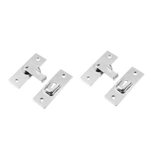 FIXOSHEE 2 Stück Edelstahl Türriegel Rostfreie Schiebetür Verriegelung mit Schraubenbefestigung Langlebiger Sicherheitsverschluss für Haus und Schiebetüren Korrosionsbeständig und FIXOSHEE 2 Stück Edelstahl Türriegel Rostfreie Schiebetür Verriegelung mit Schraubenbefestigung Langlebiger Sicherheitsverschluss für Haus und Schiebetüren Korrosionsbeständig und von FIXOSHEE