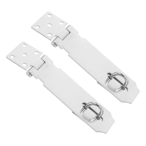 FIXOSHEE 2 Stück Edelstahl Türschloss Überfalle Sicherheitsriegel Torriegel Mit Schrauben Lager Garage Reisekoffer Hardware Für Den Innen Und Außenbereich FIXOSHEE 2 Stück Edelstahl Türschloss Überfalle Sicherheitsriegel Torriegel Mit Schrauben Lager Garage Reisekoffer Hardware Für Den Innen Und Außenbereich von FIXOSHEE