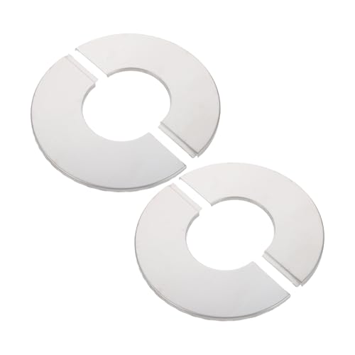 FIXOSHEE 2 Stück Edelstahl Wasserrohr Wandloch Abdeckung Dreieckventil Dekorative Rohrabdeckung Sicher Praktisch Für Wandmontage Und Rohrverkleidung von FIXOSHEE