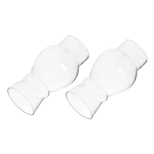FIXOSHEE 2 Stück Glas Lampenschirm Ersatzglas für Öllampe Transparent Stabile Petroleumlampe Abdeckung Klassisch Elegant Einfach zu Montieren für Vintage Petroleum Laterne FIXOSHEE 2 Stück Glas Lampenschirm Ersatzglas für Öllampe Transparent Stabile Petroleumlampe Abdeckung Klassisch Elegant Einfach zu Montieren für Vintage Petroleum Laterne von FIXOSHEE