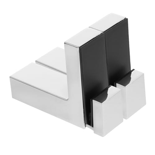 FIXOSHEE 2 Stück Glasregalhalter Verstellbare Glashalterung für Regaldicken Robuste Wandbefestigung Clips Einfache Installation für Home Office Stauraum von FIXOSHEE