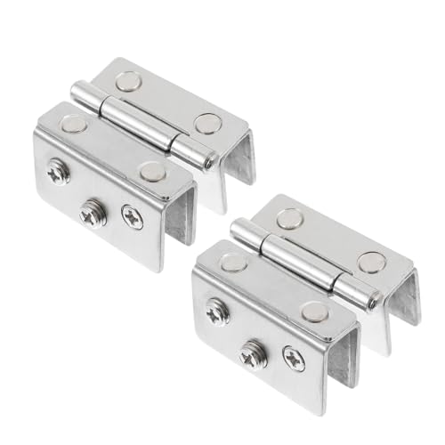 FIXOSHEE 2 Stück Glastürscharnier Stabiler Doppelseitenscharnier für Schränke Geeignet für Glas Leise und Langlebig für Vitrinen und Möbel FIXOSHEE 2 Stück Glastürscharnier Stabiler Doppelseitenscharnier für Schränke Geeignet für Glas Leise und Langlebig für Vitrinen und Möbel von FIXOSHEE