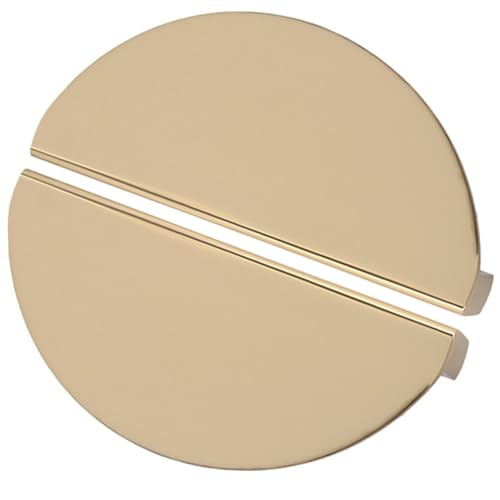 FIXOSHEE 2 Stück Halbrunde Möbelgriffe Elegante Schrank und Schubladengriffe für Küchen Kleiderschränke und Möbel Komfortable Handhabung Dekoratives Design von FIXOSHEE