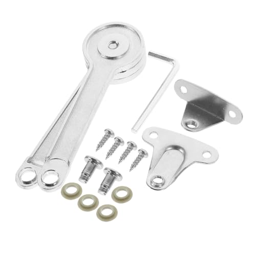 FIXOSHEE 2 Stück Hydraulische Stützstange für Möbel Küchen Schranktüren Lift Up Stay Support mit Geräuschlosem Öffnungsmechanismus und Starker Haltekraft für Klappbeschläge und von FIXOSHEE