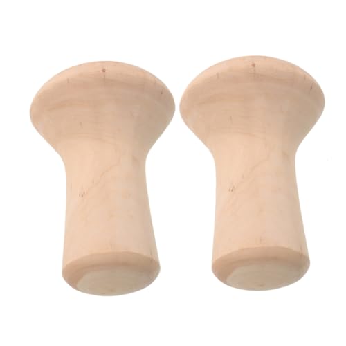 FIXOSHEE 2stücke Holz-töpferwerkzeuge Pilzform Vielseitige Keramik-Formen Für Modellieren Und Gestalten Für -Kunst Und Handwerksprojekte von FIXOSHEE