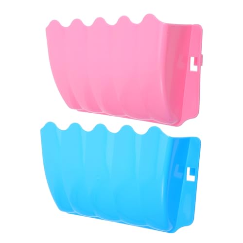 FIXOSHEE 2 Stück Kleintier Grasrahmen mit Befestigung Kunststoff Futterspender Außen für Kaninchen Meerschweinchen Praktisch Langlebig Installieren Platzsparend von FIXOSHEE