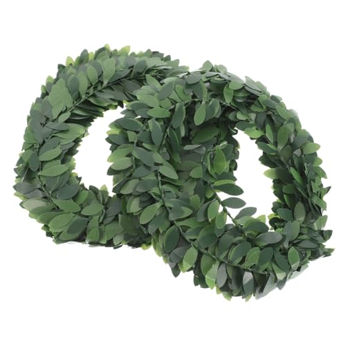 FIXOSHEE 2 Stück Künstliche Grüne Rattan Girlande Teilig Drahtblätter Dekorationsstreifen für DIY Hochzeitsdeko Kränze Boho Blumenarrangements Party Zubehör FIXOSHEE 2 Stück Künstliche Grüne Rattan Girlande Teilig Drahtblätter Dekorationsstreifen für DIY Hochzeitsdeko Kränze Boho Blumenarrangements Party Zubehör von FIXOSHEE