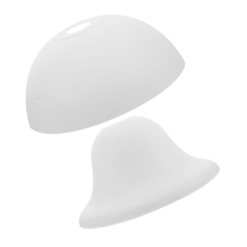 FIXOSHEE 2 Stück Kunststoff Lampenschirme für Deckenlampen Moderner Vielseitiger Lampenschirm Blendfrei Robust für Schlafzimmer Wohnzimmer Büro Dekorative Ersatzlampenschirme von FIXOSHEE