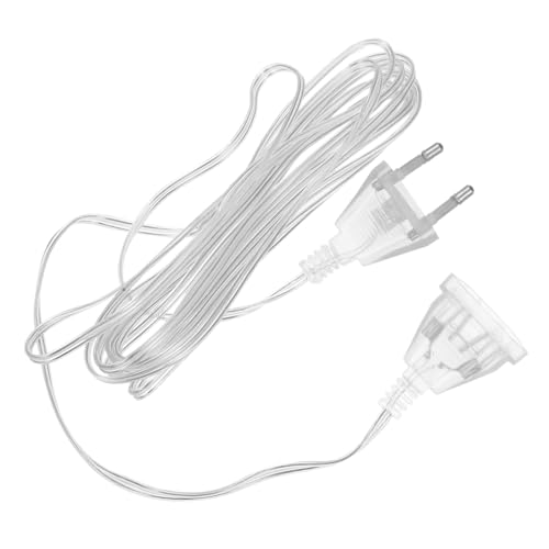 FIXOSHEE 2 Stück LED Lichterkette Verlängerungskabel Teilig Transparent Kupferkabel für Innen und Außen Stabile Verbindung Partybeleuchtung Geeignet Acv von FIXOSHEE
