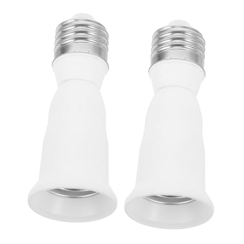 FIXOSHEE 2 Stück Lampenfassung Verlängerung Adapter Hitzebeständig Flexible Lichtsockel Verlängerung Einfache Installation Kompatibel für LED Lampen und Outdoor Beleuchtung FIXOSHEE 2 Stück Lampenfassung Verlängerung Adapter Hitzebeständig Flexible Lichtsockel Verlängerung Einfache Installation Kompatibel für LED Lampen und Outdoor Beleuchtung von FIXOSHEE