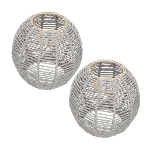 FIXOSHEE 2 Stück Lampenschirme aus Imitat juteseil Rustikal Gewebte Pendelleuchten abdeckung Bruchsicher Installieren Passend für Hängelampen im Landhausstil FIXOSHEE 2 Stück Lampenschirme aus Imitat juteseil Rustikal Gewebte Pendelleuchten abdeckung Bruchsicher Installieren Passend für Hängelampen im Landhausstil von FIXOSHEE