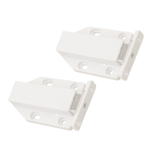 FIXOSHEE 2 Stück Magnetischer Push Touch Latch für Schranktüren mit Starker Haftkraft Automatischem Rückprallsystem und Unsichtbarem Design Einfache Bedienung Langlebig für Küchen und von FIXOSHEE