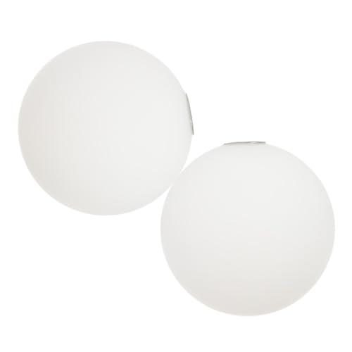 FIXOSHEE 2 Stück Milchglas Kugel Lampenschirm Øcm für Fassung Runder Glas Lampenschirm Ersatzglas für Deckenleuchten Pendelleuchte und Tischlampe Elegantes Licht Fixture Cover FIXOSHEE 2 Stück Milchglas Kugel Lampenschirm Øcm für Fassung Runder Glas Lampenschirm Ersatzglas für Deckenleuchten Pendelleuchte und Tischlampe Elegantes Licht Fixture Cover von FIXOSHEE