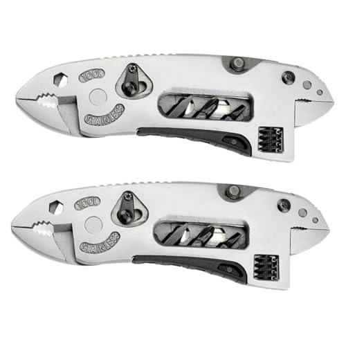FIXOSHEE 2 Stück Multifunktionale Zange Teilig Ergonomisch Komfortabel Sicher Verriegelbar Camping Outdoor Werkzeug Kombiniert Zange Rohrzange Schraubenschlüssel Taschenformat FIXOSHEE 2 Stück Multifunktionale Zange Teilig Ergonomisch Komfortabel Sicher Verriegelbar Camping Outdoor Werkzeug Kombiniert Zange Rohrzange Schraubenschlüssel Taschenformat von FIXOSHEE