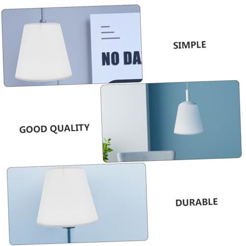 FIXOSHEE 2 Stück Multifunktionaler Wasserdichter Weißer Lampenschirm für Wandlampen Steh Deckenleuchten Eleganter Stoffbezug Geeignet für Schlafzimmer Wohnzimmer und Büro von FIXOSHEE