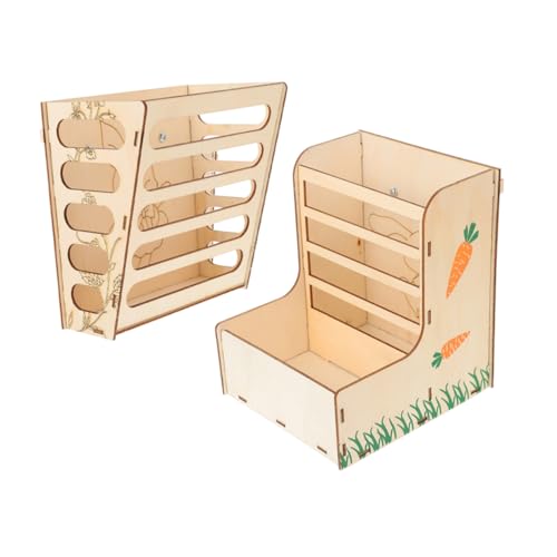 FIXOSHEE 2 Stück Praktische Kaninchen Futterstation mit Festem Halter Verschleißfestes Heuraufe und Futternapf für Kleintiere Wie Kaninchen Meerschweinchen Chinchillas Einfache Reinigung FIXOSHEE 2 Stück Praktische Kaninchen Futterstation mit Festem Halter Verschleißfestes Heuraufe und Futternapf für Kleintiere Wie Kaninchen Meerschweinchen Chinchillas Einfache Reinigung von FIXOSHEE