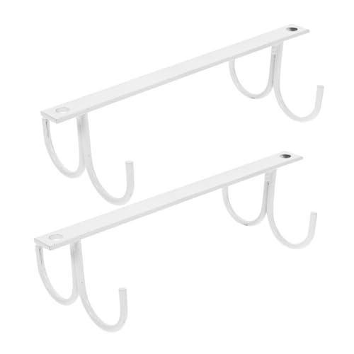 FIXOSHEE 2 Stück Robuster Becherhalter aus Platzsparender Hängemug Organizer unter Küchenschrank Stabiler Tassenhalter für Kaffee und Trinkbecher Moderner Küchenbecher Aufbewahrer von FIXOSHEE