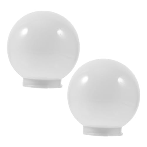 FIXOSHEE 2 Stück Teiliges Acryl Lampenschirm Milchig Weiß Wetterfest Lichtdurchlässig Einfach zu Montieren Geeignet für Außenbeleuchtung Garten Wandlampen Dekorativ und Schützend FIXOSHEE 2 Stück Teiliges Acryl Lampenschirm Milchig Weiß Wetterfest Lichtdurchlässig Einfach zu Montieren Geeignet für Außenbeleuchtung Garten Wandlampen Dekorativ und Schützend von FIXOSHEE
