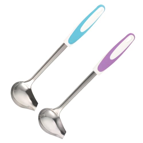 FIXOSHEE 2 Stück Teiliges Edelstahl Sauce Löffel mit Ausgießer Handpoliert Rutschfest Kleine Schöpfkelle für Salatdressing Dessertsoßen und Küchenbedarf FIXOSHEE 2 Stück Teiliges Edelstahl Sauce Löffel mit Ausgießer Handpoliert Rutschfest Kleine Schöpfkelle für Salatdressing Dessertsoßen und Küchenbedarf von FIXOSHEE