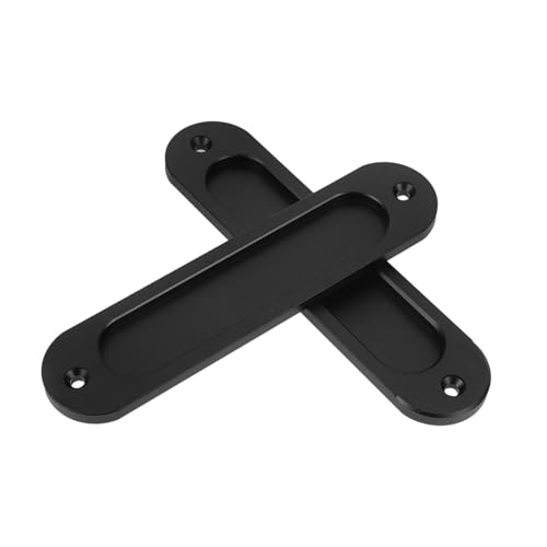 FIXOSHEE 2 Stück Teiliges Eingelassene Schrankgriffmulden aus Rechteckige Möbelgriffe mit Komfortablem Griff Verdeckte Montage Geeignet für Schiebetüren und Kommoden Schwarz Oberfläche FIXOSHEE 2 Stück Teiliges Eingelassene Schrankgriffmulden aus Rechteckige Möbelgriffe mit Komfortablem Griff Verdeckte Montage Geeignet für Schiebetüren und Kommoden Schwarz Oberfläche von FIXOSHEE