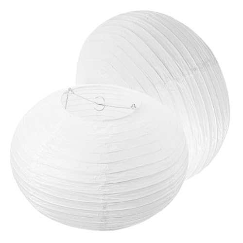 FIXOSHEE 2 Stück Teiliges Faltbare Papierlampenschirme Dekorative Lampenschirmabdeckungen für Innen Einfach zu Montierende Zarte Lampenhüllen für Wohnräume und Partys von FIXOSHEE