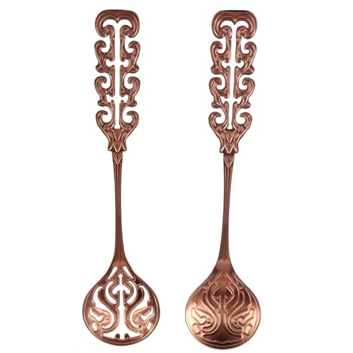 FIXOSHEE 2 Stück Teiliges Kaffeelöffel aus Edelstahl Ergonomisch Geformt Vielseitig Einsetzbar als Rührlöffel und Teelöffel Rostfrei Modisches Design für Kaffee Dessert und Kuchen FIXOSHEE 2 Stück Teiliges Kaffeelöffel aus Edelstahl Ergonomisch Geformt Vielseitig Einsetzbar als Rührlöffel und Teelöffel Rostfrei Modisches Design für Kaffee Dessert und Kuchen von FIXOSHEE