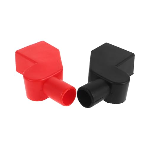 FIXOSHEE 2 Stück Teiliges PVC Batteriepolabdeckungen Isolierende Schutzkappen für Positive und Negative Pole Langlebig Einfache Montage Schutz gegen elektrische Verbindung und Elektrische von FIXOSHEE