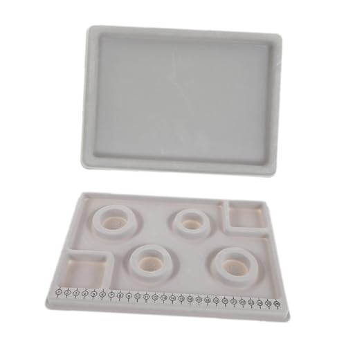 FIXOSHEE 2 Stück Teiliges Perlen design board für Armbänder mit Rillen gegen Perlenverlust Praktisches Schmuckherstellungs tablett Langlebig und Einfach zu Bedienen zum Ermitteln und von FIXOSHEE