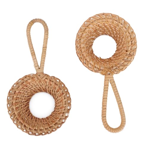 FIXOSHEE 2 Stück Teiliges Rattan Teesieb Kreativer Teefilter mit Feinem Sieb für Losen Tee Geeignet für Grüntee Jasmintee Oolong Stilvoller Tee infuser für Zuhause und Teezeremonie von FIXOSHEE