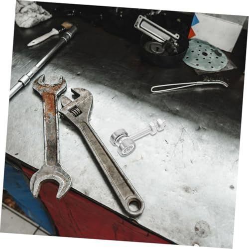 FIXOSHEE 2 Stück Teiliges Schiebetür Robuste Doppel Kugelager Metallräder für Garagentor und Scheunentor Verschleißfest Geräuscharm Hohe Tragfähigkeit Kompatibel mit Schienen Langlebige von FIXOSHEE