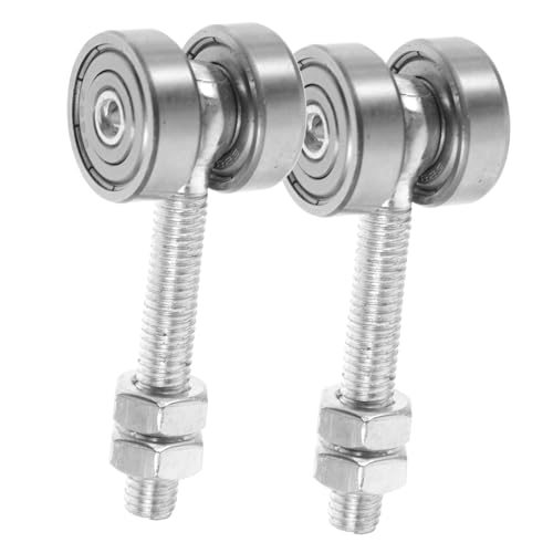 FIXOSHEE 2 Stück Teiliges Schiebetürrollen aus Verzinktem Doppel Rillenkugellager Trolley Laufräder Korrosionsbeständig Kompakt Tragkraft Geeignet für Schiebetüren und FIXOSHEE 2 Stück Teiliges Schiebetürrollen aus Verzinktem Doppel Rillenkugellager Trolley Laufräder Korrosionsbeständig Kompakt Tragkraft Geeignet für Schiebetüren und von FIXOSHEE