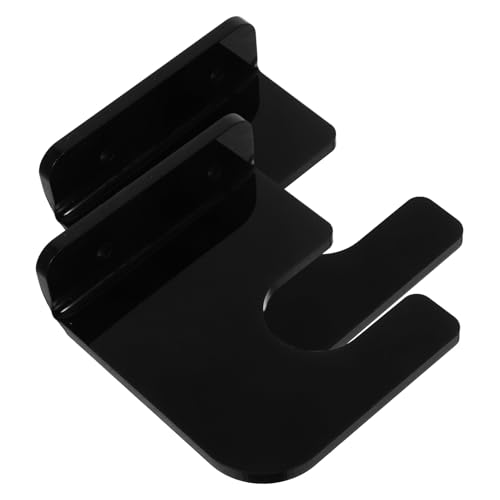 FIXOSHEE 2 Stück Teiliges Skateboard Wandhalter aus Schwarzem Acryl Wandmontierter Skateboardhalter und Display für Snowboards und Wasserski Platzsparendes Stabiles Wandregal zur Sicheren von FIXOSHEE