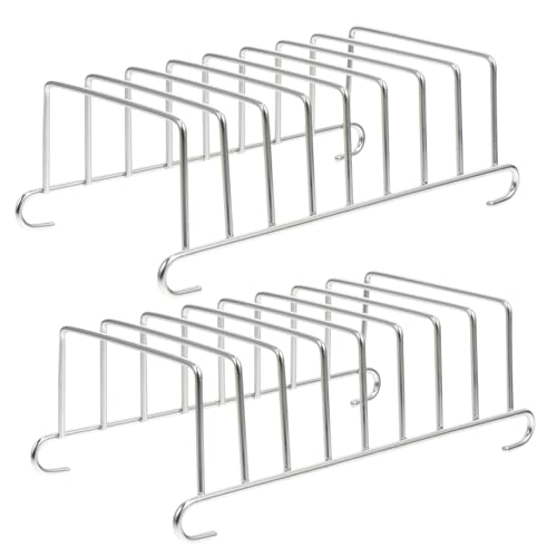 FIXOSHEE 2 Stück Teiliges Toastgitter und Ölablaufrack Hitzebeständig Robust für Heißluftfritteuse Ofen und Mikrowelle Vielseitiges Küchenzubehör für Backen und Braten FIXOSHEE 2 Stück Teiliges Toastgitter und Ölablaufrack Hitzebeständig Robust für Heißluftfritteuse Ofen und Mikrowelle Vielseitiges Küchenzubehör für Backen und Braten von FIXOSHEE