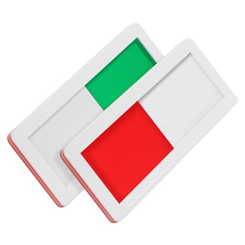 FIXOSHEE 2 Stück Teiliges Türschild Praktische Schiebetür Beschilderung für Büro und Besprechungsraum Weiß Doppelseitig Frei besetzt Anzeige Einfach zu Montieren Langlebig und Kratzfrei FIXOSHEE 2 Stück Teiliges Türschild Praktische Schiebetür Beschilderung für Büro und Besprechungsraum Weiß Doppelseitig Frei besetzt Anzeige Einfach zu Montieren Langlebig und Kratzfrei von FIXOSHEE