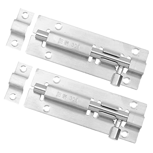 FIXOSHEE 2 Stück Teiliges Türschloss aus Edelstahl Robuster Schiebetürriegel Verstärkter Sicherheitsriegel für Holz und Schranktüren Einfach zu Montieren Rostfrei für Innenräume Wie Bad FIXOSHEE 2 Stück Teiliges Türschloss aus Edelstahl Robuster Schiebetürriegel Verstärkter Sicherheitsriegel für Holz und Schranktüren Einfach zu Montieren Rostfrei für Innenräume Wie Bad von FIXOSHEE