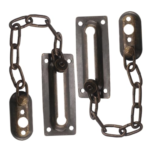 FIXOSHEE 2 Stück Teiliges Türsicherheitsketten Edelstahl Robustes Anti diebstahl sicherheitsketten schloss für Innen Fenster Türen Einfache Montage Kompatibel mit Holz Metall Verbundtüren FIXOSHEE 2 Stück Teiliges Türsicherheitsketten Edelstahl Robustes Anti diebstahl sicherheitsketten schloss für Innen Fenster Türen Einfache Montage Kompatibel mit Holz Metall Verbundtüren von FIXOSHEE