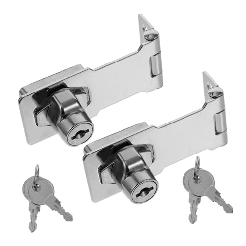 FIXOSHEE 2 Stück Teiliges Türsicherungsset aus Edelstahl Abschließbarer Türriegel mit Robustem Schiebemechanismus Einfache Montage ohne Bohren für Haustüren und Innentüren Langlebig und FIXOSHEE 2 Stück Teiliges Türsicherungsset aus Edelstahl Abschließbarer Türriegel mit Robustem Schiebemechanismus Einfache Montage ohne Bohren für Haustüren und Innentüren Langlebig und von FIXOSHEE