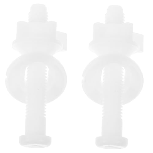 FIXOSHEE 2 Stück Toilettensitz Befestigungsschrauben mit Muttern und Unterlegscheiben Stabile Wc Sitz Schrauben mit Gewinde Langlebige Toiletten schrauben Ersatzteile Einfache Montage von FIXOSHEE