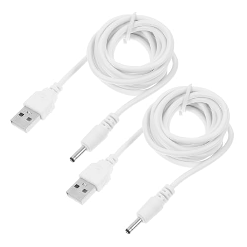 FIXOSHEE 2 Stück USB zu Dc Ladekabel USB Dc Universelles Ladegerät für Tischlampen Kleine Ventilatoren und Langlebig und Sicher von FIXOSHEE