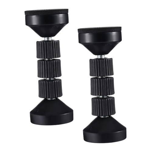 FIXOSHEE 2 Stück Verstellbare Bettrahmen Anti Shake Werkzeuge Kopfteil Stopper mit Stoßdämpfer Kissen für Wand Möbelabstand Schutz gegen Vibrationen und Geräusche Geeignet für Bett Schrank von FIXOSHEE