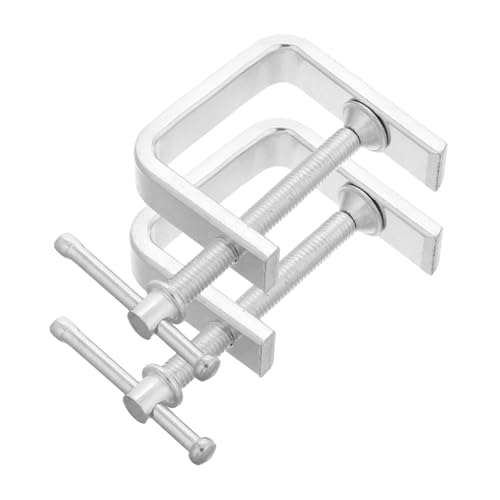 FIXOSHEE 2 Stück Verstellbare G klemmen für Möbel und Holz Robuste Schraubzwingen für Vielseitiges DIY Heavy duty Spannwerkzeug mit Spannweite Einfache Handhabung für Werkstatt und Tisch von FIXOSHEE