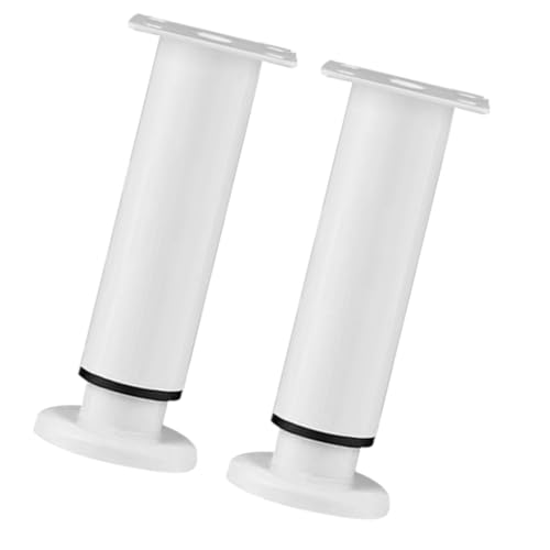 FIXOSHEE 2 Stück Verstellbare Möbelfüße Höhenverstellbare Möbelbeine für Sofa Tisch Schrank und Bett Robuste Metallstützfüße mit Glatter Oberfläche Vielseitige Ersatzbeine für Möbel von FIXOSHEE